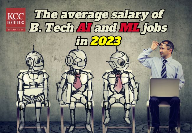 average salary of B. Tech AI and ML jobs