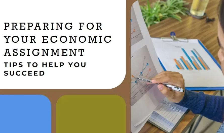 A Few Tips to Prepare Well for Your Economic Assignment