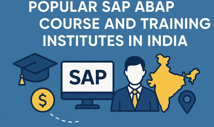 Popular SAP ABAP Course and Training Institutes in India