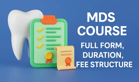 MDS Course: Full Form