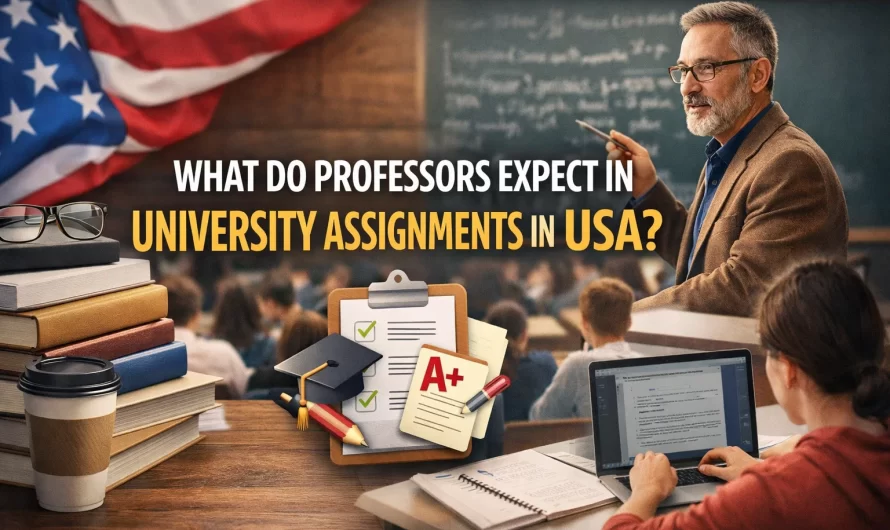 WHAT DO PROFESSORS EXPECT IN UNIVERSITY ASSIGNMENTS IN USA?