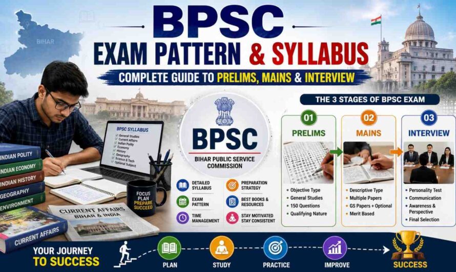 BPSC Exam Pattern and Syllabus 2026: Complete Guide to Prelims, Mains, and Interview