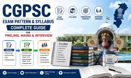 CGPSC Exam Pattern and Syllabus 2026