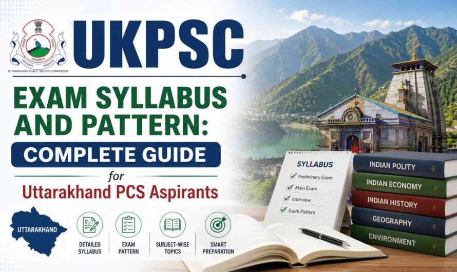 UKPSC Exam Syllabus and Pattern 2026: Complete Guide for Uttarakhand PCS Aspirants