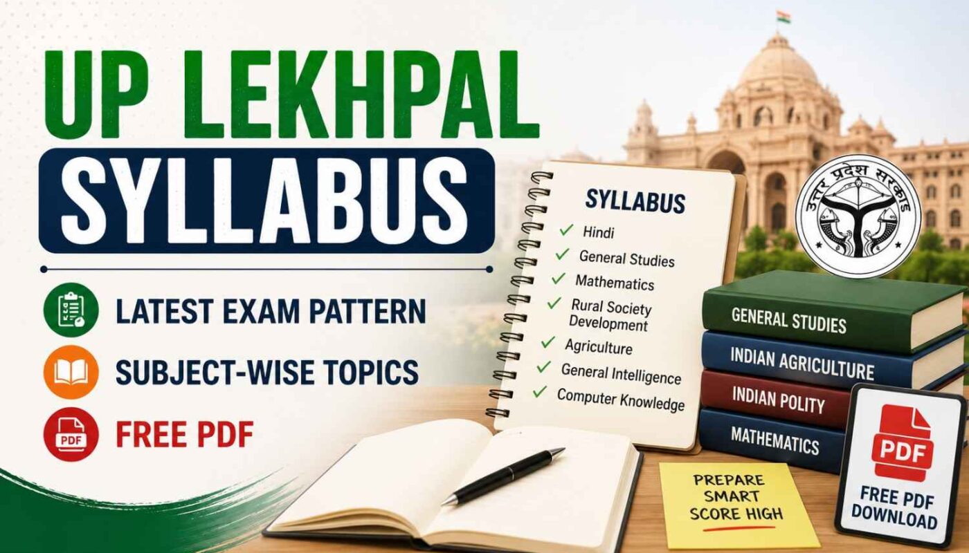 UP Lekhpal Syllabus
