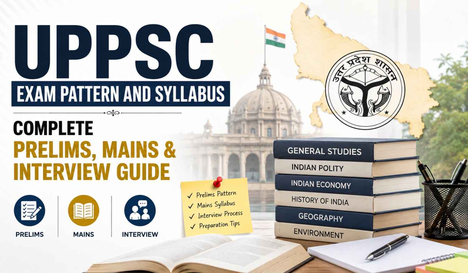 UPPSC Exam Pattern and Syllabus 2026 – Full PCS Guide - Edu Mentor Pro