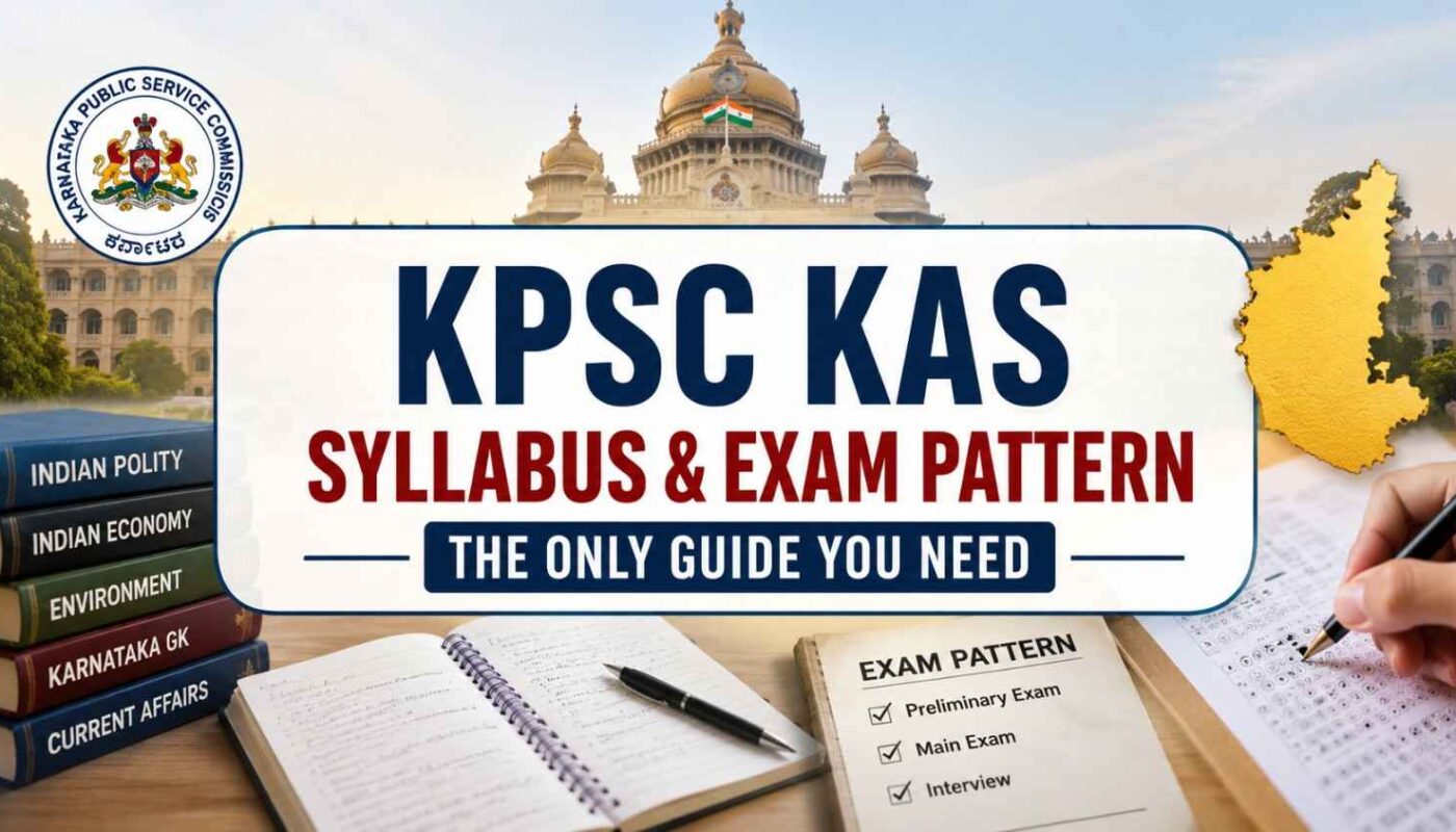 KPSC KAS Syllabus & Exam Pattern 2026-2027