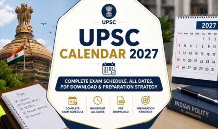 UPSC Calendar 2027