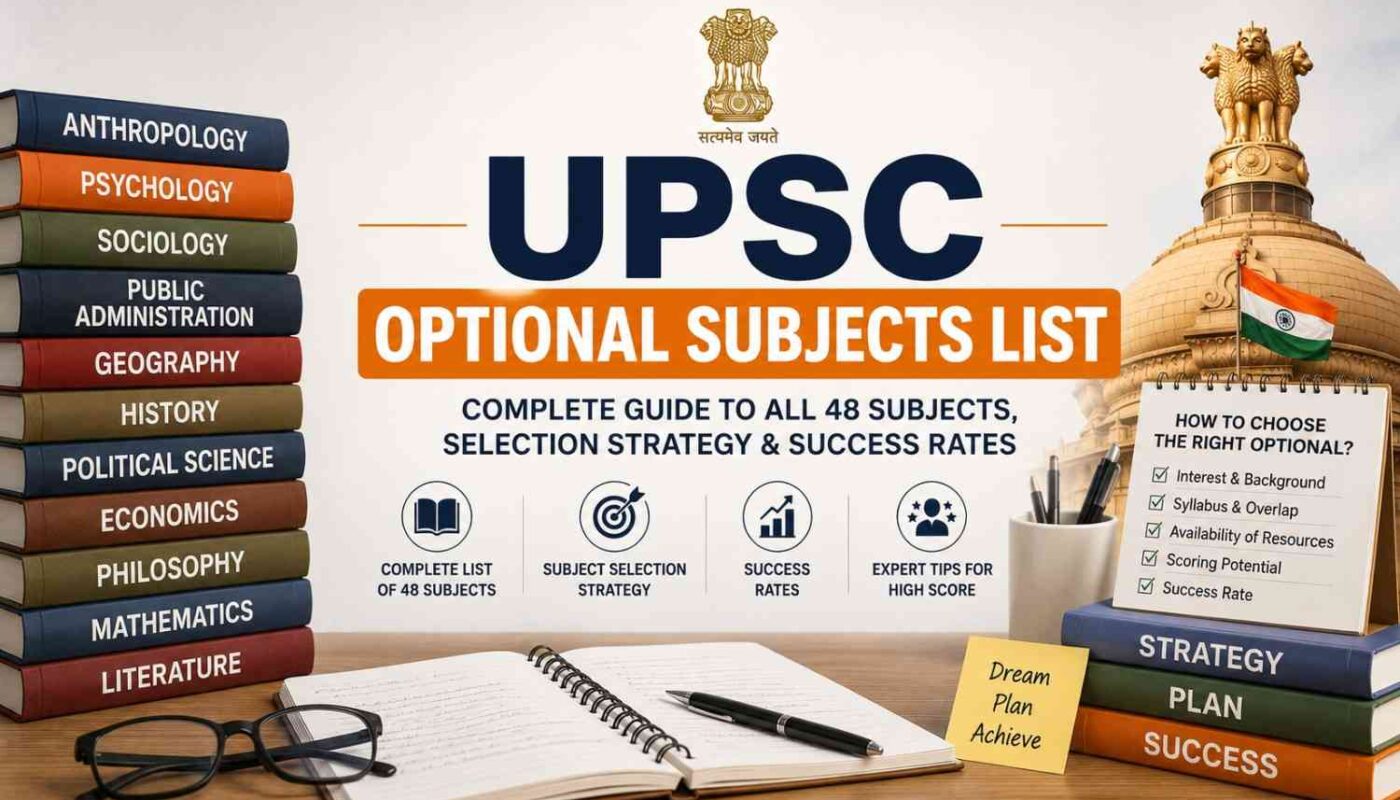 UPSC Optional Subjects List 2027