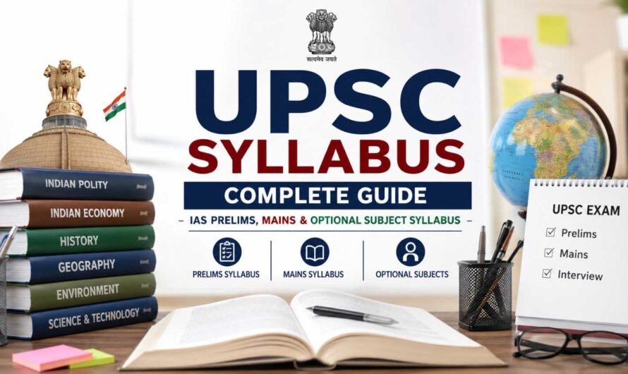 UPSC Syllabus 2026: Complete IAS Exam Pattern, Prelims, Mains and Optional Subject Syllabus
